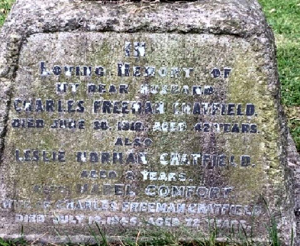 CHATFIELD Charles Freeman c1870-1912 grave.jpg